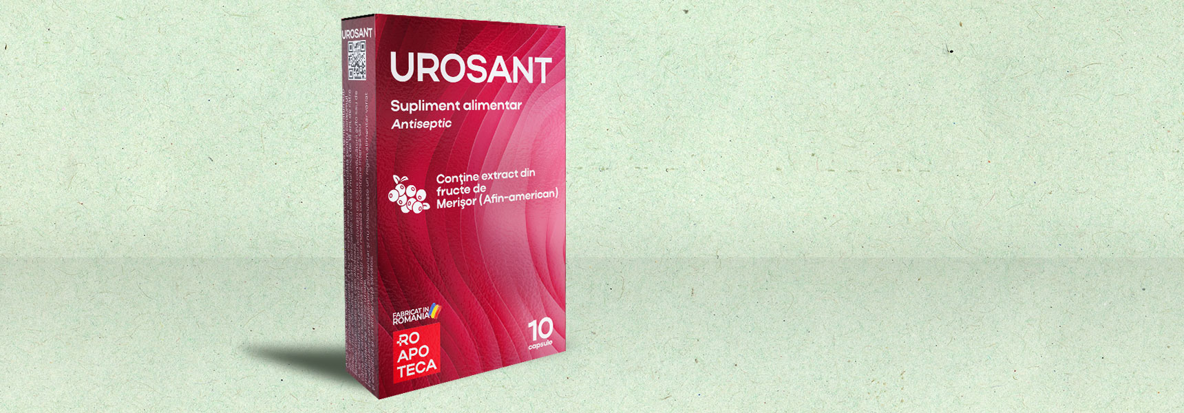 UROSANT - Supliment pentru tractul urinar, Merișor PAC 40%, Salvie, 30 capsule